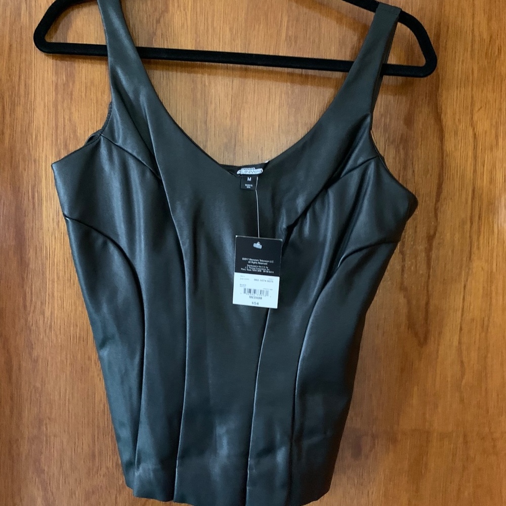 Pleather top